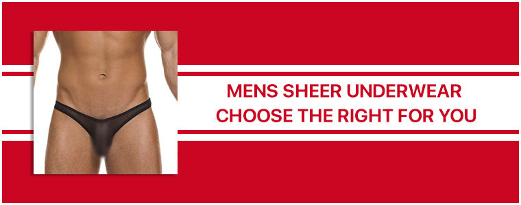 Mens Sheer Underwear - Choose the right for you