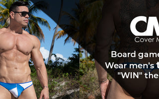 Board game night? Wear men's thong to "WIN" the game