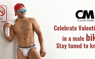 Celebrate Valentine's Day in a male bikini. Stay tuned to know why