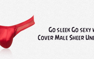 Go sleek Go sexy with Cover Male Sheer Underwear